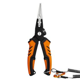 Multi-Functional Fishing Shears Line Cutters Loop Openers Hook Removers (Accessory Type: Fishing Supplies, Color: Orange)