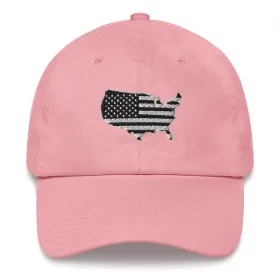 US Flag Hat;  Patriotic Hat;  US Country Hat;  4th of July Hat (Color: Pink)